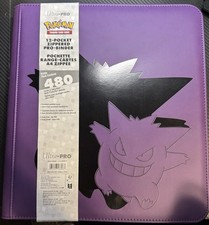 Ultra Pro Zippered PRO Binder 12 Pocket Pokemon Elite Series Gengar