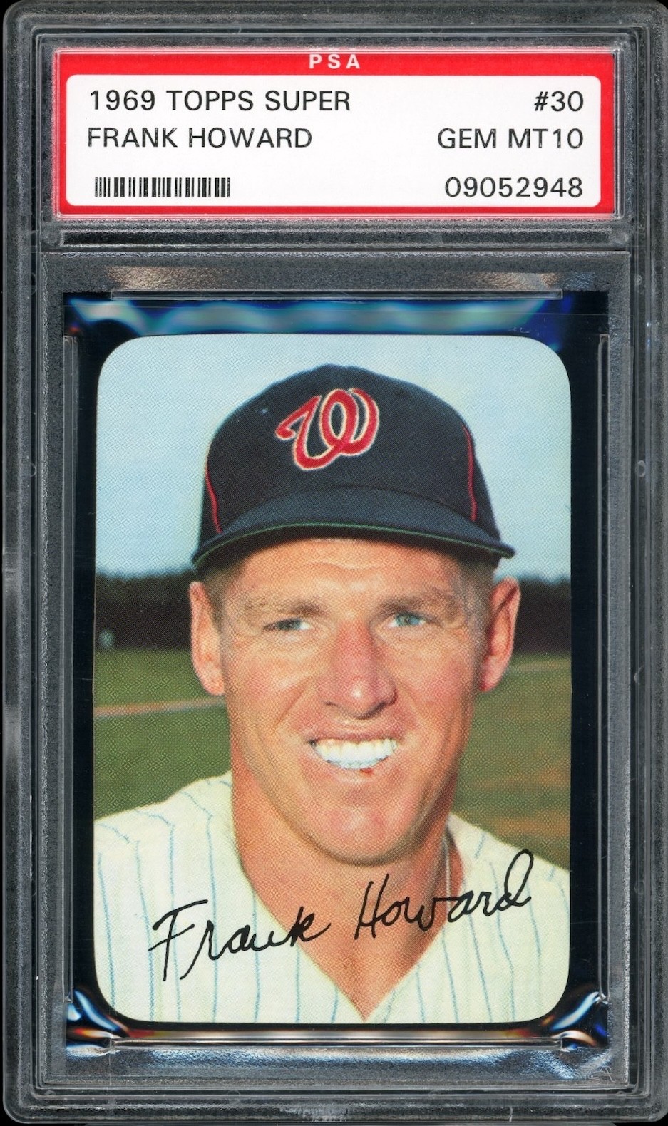 Frank Howard #30 (Baseball Cards 1969 Topps Super) — is it worth grading?