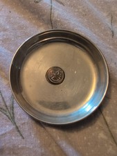 Silver Tone Trinket Dish with Coin Insert