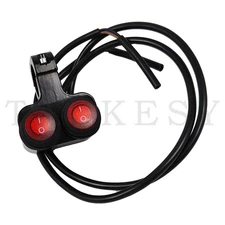 1PCS 7/8″ Light Bar Switch Handlebar Double Control For Waterproof Motorcycle