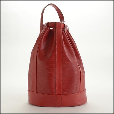 RDC15337 LOUIS VUITTON '97 Red Epi Leather Randonee Sling Bag
