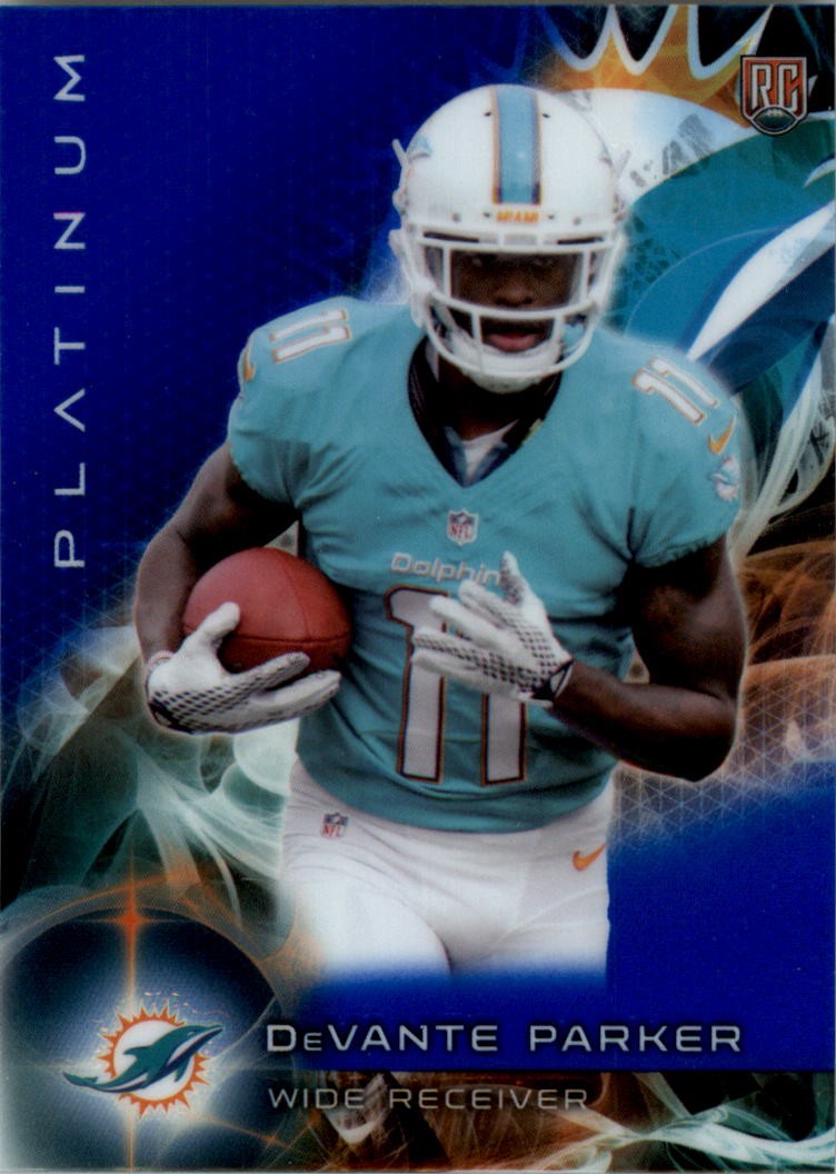 DeVante Parker Topps Platinum #120 Sapphire Refractor