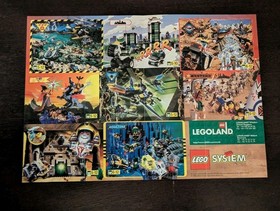 Vintage (1998) LEGO Space Insectoids Sets Poster - VERY RARE