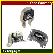 Engine Motor, Torque Strut & Transmission Mount For Ford Focus 12-18 2.0L 3PCS