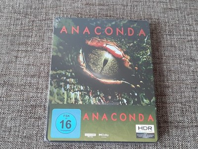 ANACONDA 1997 Limited 4K Ultra HD + Blu-Ray Steelbook Germany Jennifer Lopez