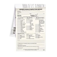 J. J. Keller Detailed Drivers Vehicle Inspection Report Pre- Post-Trip Meets...