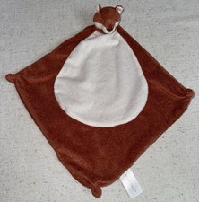 Angel Dear Fox Security Blanket Soft Plush Baby Woodland Lovey Orange