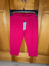 Cat and Jack Girls Pink Sparkly Glitter Leggings New with tags, never worn