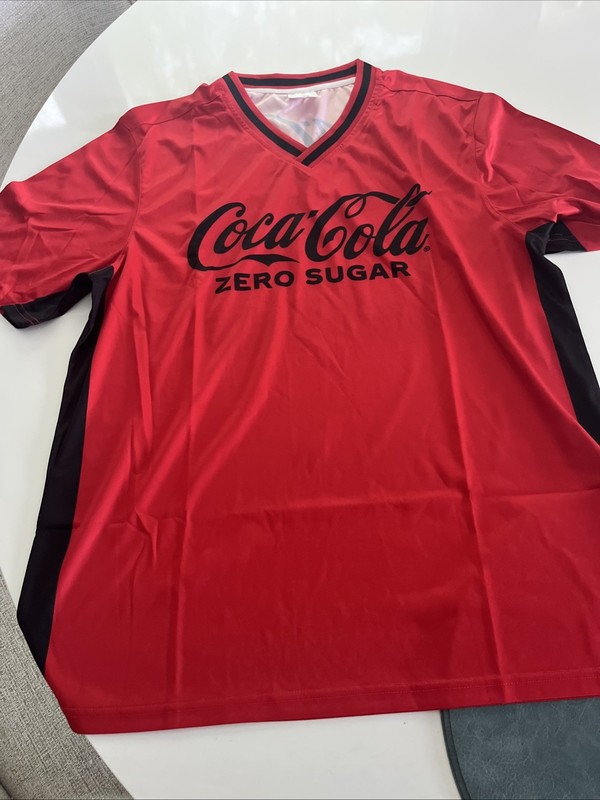 Coca-Cola Zero Sugar 86 XL Red And Black Jersey 