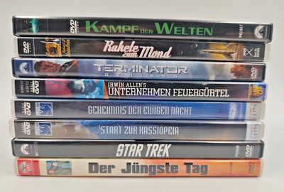   8× Sci-Fi DVD Paket   Star Trek, Terminator Genisys, Klassiker  