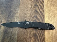 BENCHMADE 710 McHenry & Williams D2BK - Black- Axis Lock Pocket Knife USA