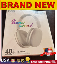 Wireless Bluetooth Headphones Rotating Smart Control 40mm Stereo F86