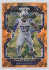 2021 Panini Prizm Orange Ice Prizm Xavier Rhodes #29 07sf