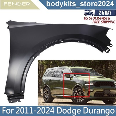 Primed Steel Front Right Passenger Side Fender For 2011-2024 Dodge Durango