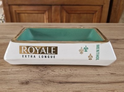 Großer Werbeaschenbecher ROYALE EXTRA LANG - Longchamp - 70er Jahre