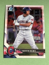 Quentin Holmes 2018 Bowman Chrome Prospects Cleveland Indians #BCP88 W644