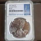 2025 American Silver Eagle Dollar - MS 70 - Frist Day of Issue