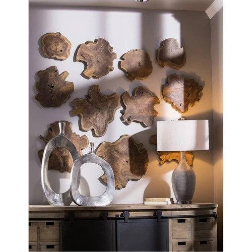 Uttermost 04085 Kalani Natural Teek Wood Wall Art - Picture 2 of 3