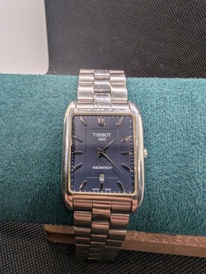 Tissot Mens 1853 T845 'Fascination' Tank ETA Swiss Quartz Movement