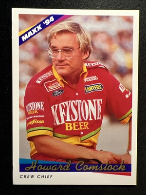 1994 Maxx: Race Cards-Series 1 NASCAR #129 Howard Comstock/Crew Chief    