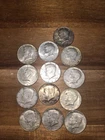 13 1964 Kennedy Half Dollar Lot  90% Silver