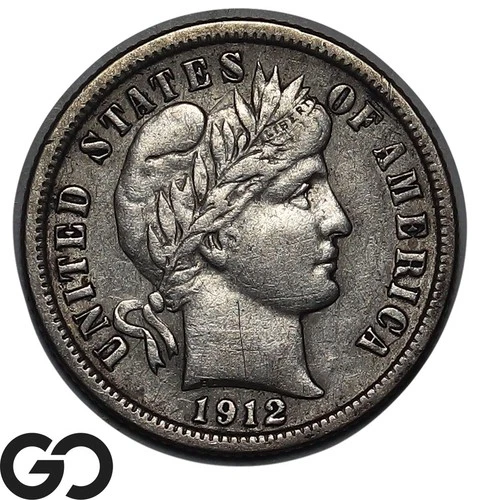 1912 Barber Dime