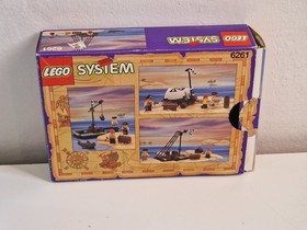 Lego Vintage Set Legoland Pirates 6261 Raft Raiders with box instructions