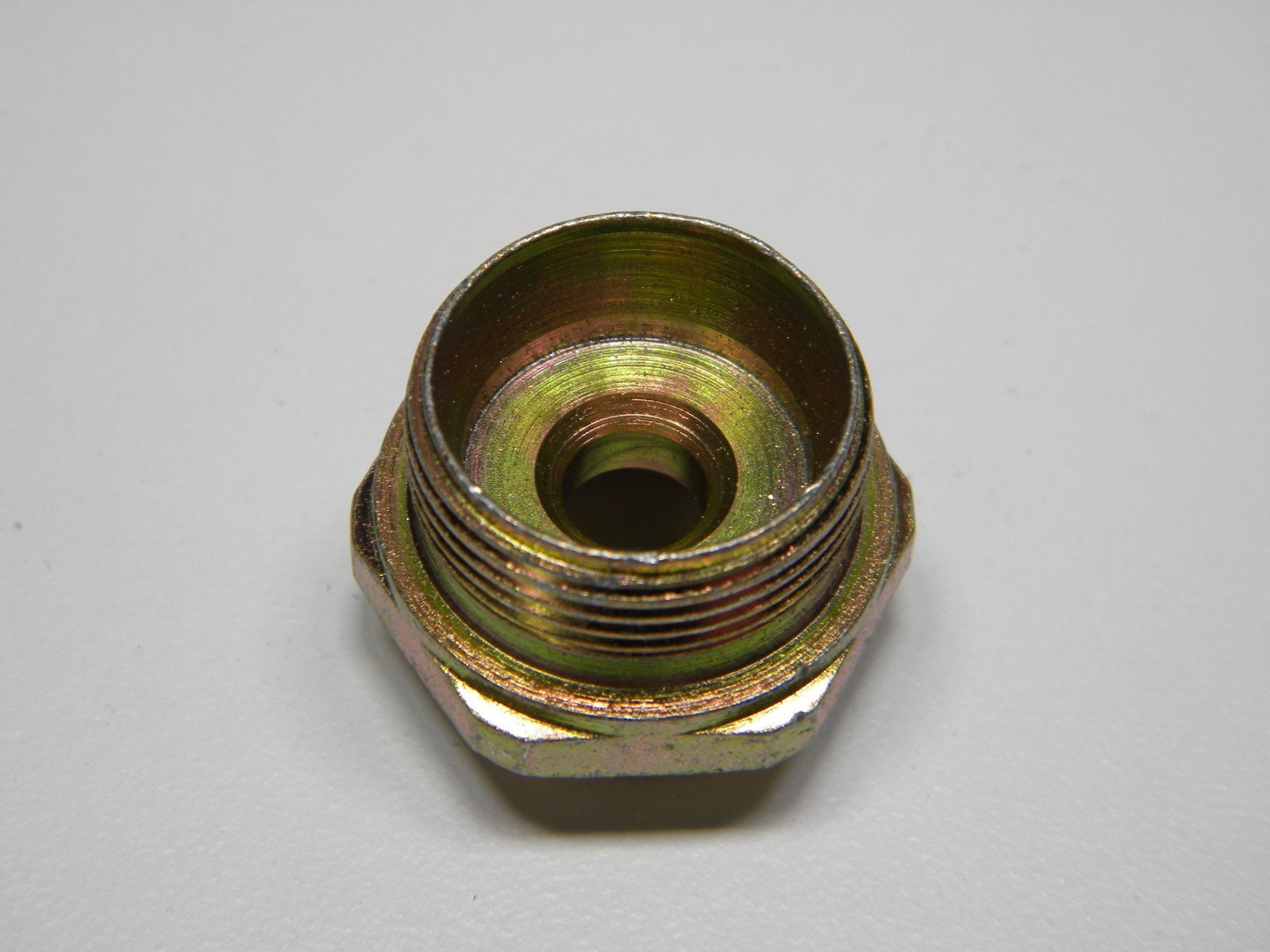 Genuine Holley 2626 Fuel Bowl Inlet Fitting 3/8" Tube 5/8 Inverted