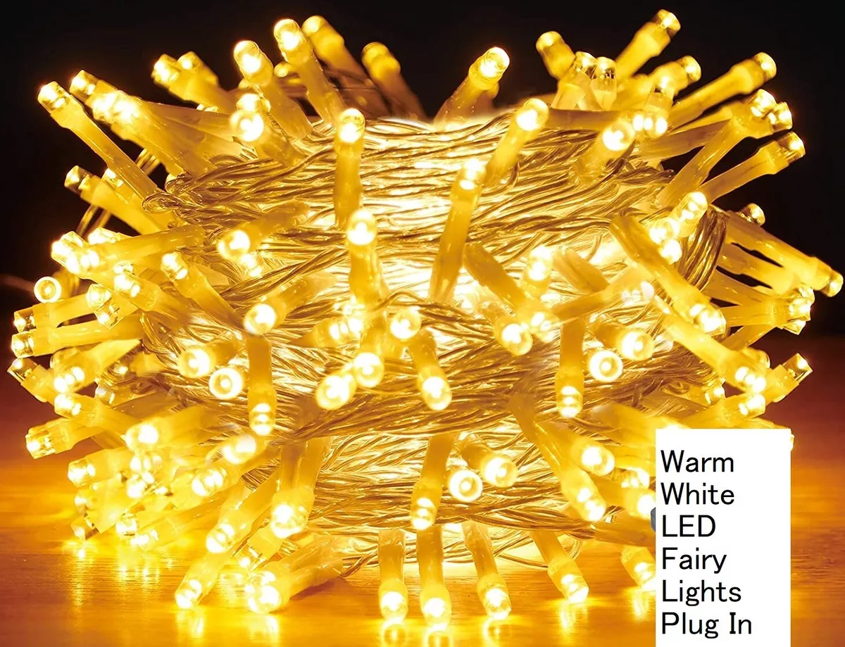 LED Fairy Lights 40M Plug In Garden Lights Waterproof Outdoor XMAS String Lights
