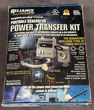 Reliance Controls Backup Power 8000 WATT Transfer Switch Kit 3006HDK NEW OPENBOX