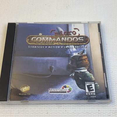Micro Commandos PC CDROM Monte Cristo Strategy First 2002 game Infogrames XP 98