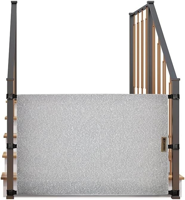 Banister Stair Gate Without Screws The Stair Barrier Baby Pet Gate