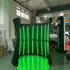 10FT x 8FT Photo Booth Enclosure with LED Lights - Perfect for Parties  Rentals