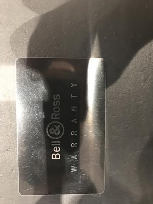 \u0026 ROSS INTERNATIONAL WARRANTY CARD 