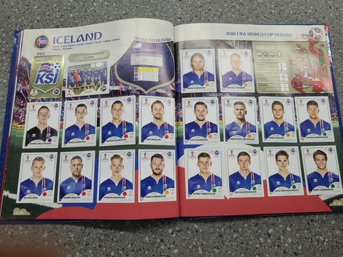Panini FIFA World Cup Russia 2018 HARDCOVER Album Complete with All Stickers - Picture 8 of 11