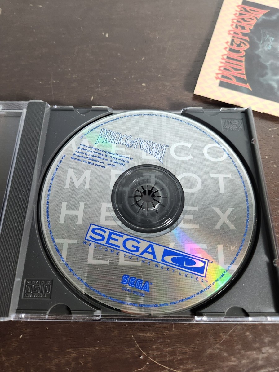 Prince of Persia (Sega CD,1992) CD and Manual only | eBay
