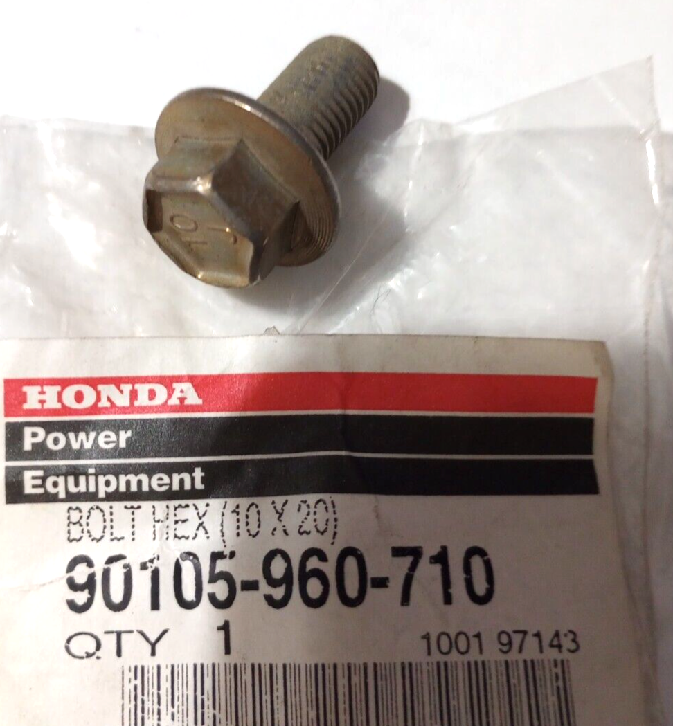 のん Honda Hex Bolt 10X20 NOS 90105-960-710 (L-8198) | eBay
