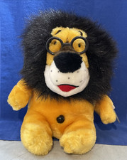 Vintage HUBERT the LION Harris Bank Plush Stuffed Piggy Bank