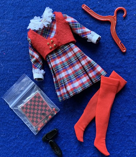 Vintage Barbie 1965 Skipper Fashion Rainy Day Checkers Outfit 1928 Ebay