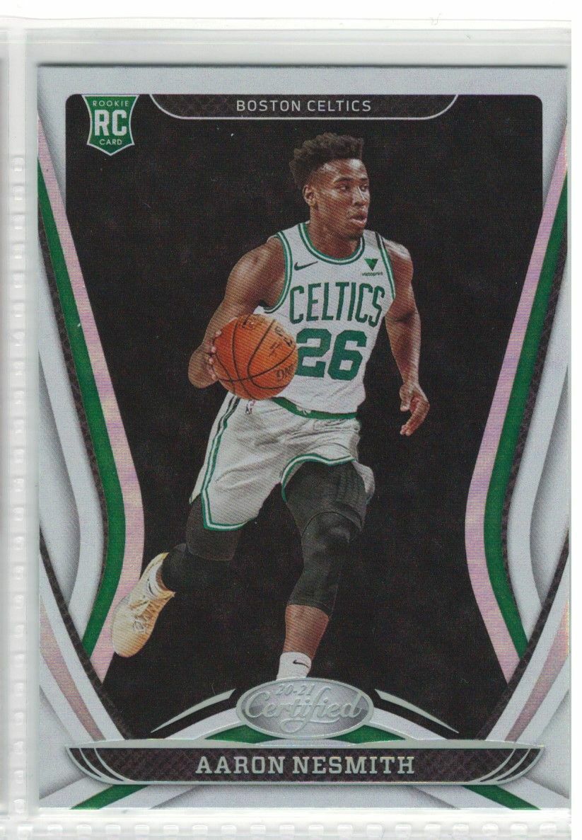 2020-21 Panini Certified #187 Aaron Nesmith Silver Rookie  RC Celtics