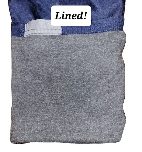 Cat & Jack Boys Size 8-10 Blue/Gray Thermal Athletic Track Pants - Picture 4 of 4