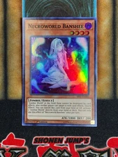 Yugioh Necroworld Banshee SR07-EN002 Super Rare 1st Ed NM
