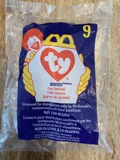 Ty Teenie Beanie, Bones, McDonalds Series 9, New in Sealed Bag