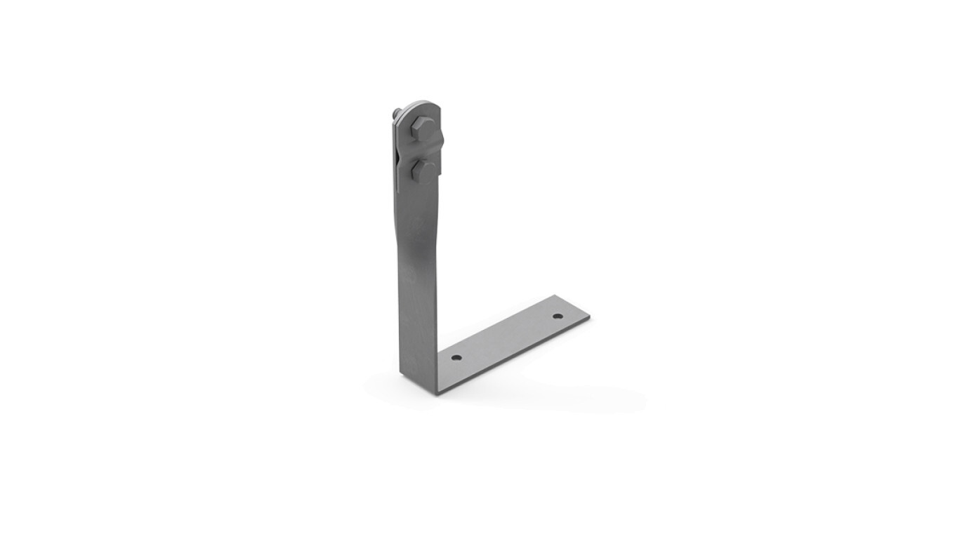 Angle bracket L-100mm H-150mm twisted galvanized 11.1/S OG /91101102/ /T2UK