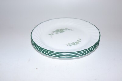 Corelle Callaway Ivy Set of 4 Bread/Dessert Plates   7 1/4'' Swirl Pattern