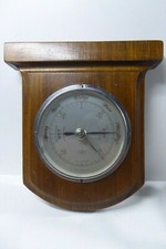 S.D. WEATHER STATION WALL MOUNTED WOODEN CASE MADE IN ENGLAND