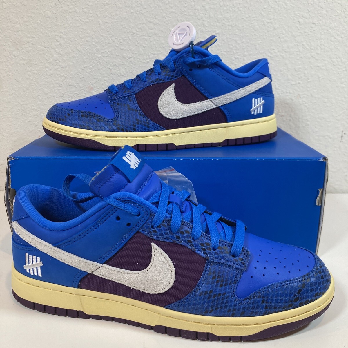 ★【NIKE】★Undefeated × Nike Dunk Low SP Roya.l★23-30cm★ Size 10 - Nike Dunk Low SP x Undefeated Dunk Vs AF1