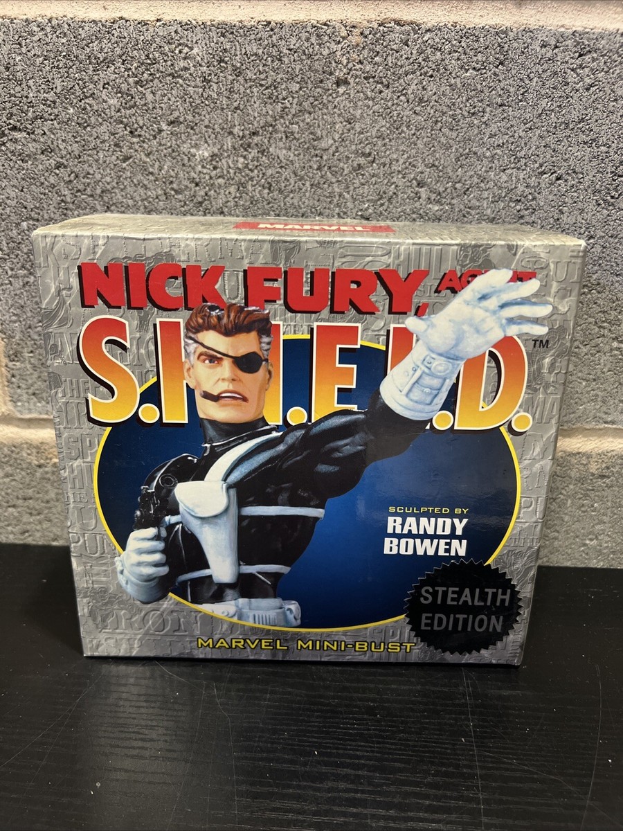✷ NICK FURY AGENT OF SHIELD MINI-BUST Bowen Marvel Nick Fury Agent of Shield Mini-Bust 0003/2000