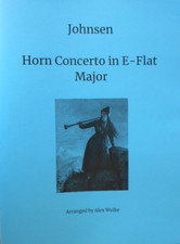 Henrik Hinrich Philip Johnsen Concerto E flat Major Horn and Piano sheet music