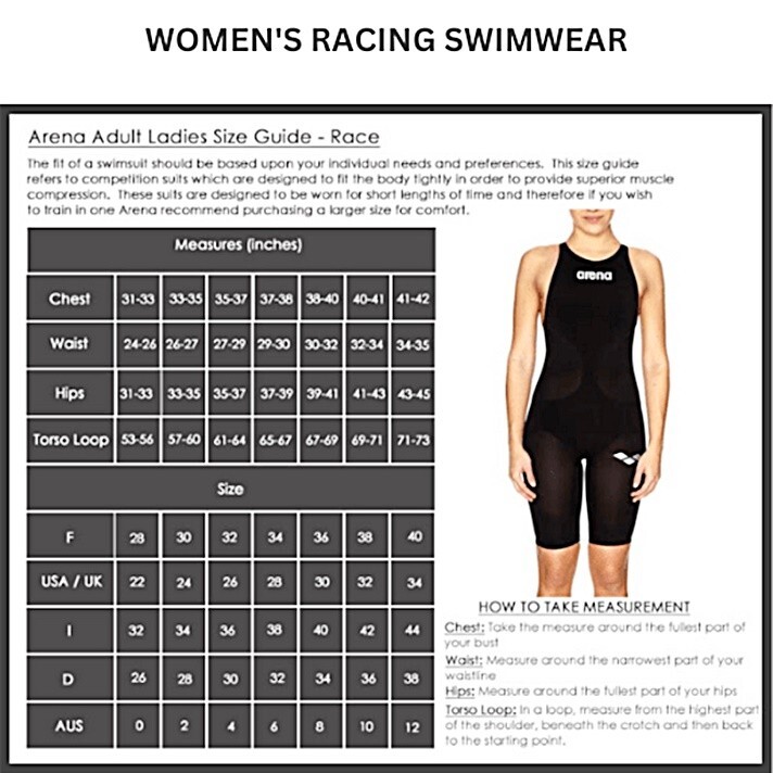 ARENA SWIMSUIT POWERSKIN ST CLASSIC RRP £250 ARENA US 28 X SMALL